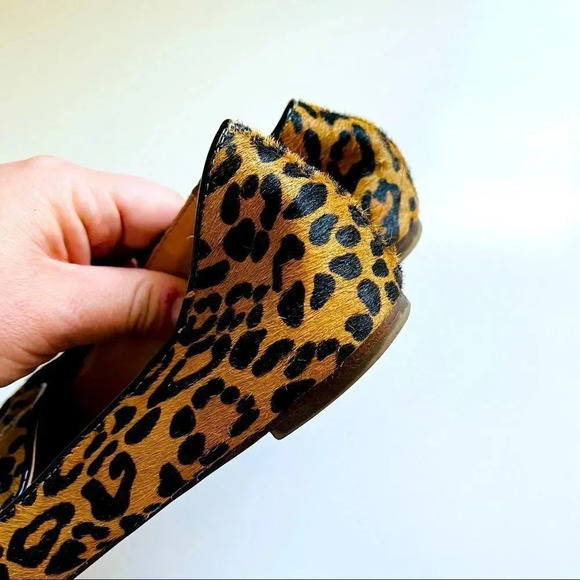 J. Crew Addie Leopard Print Calf Hair Loafers - Picture 8 of 9